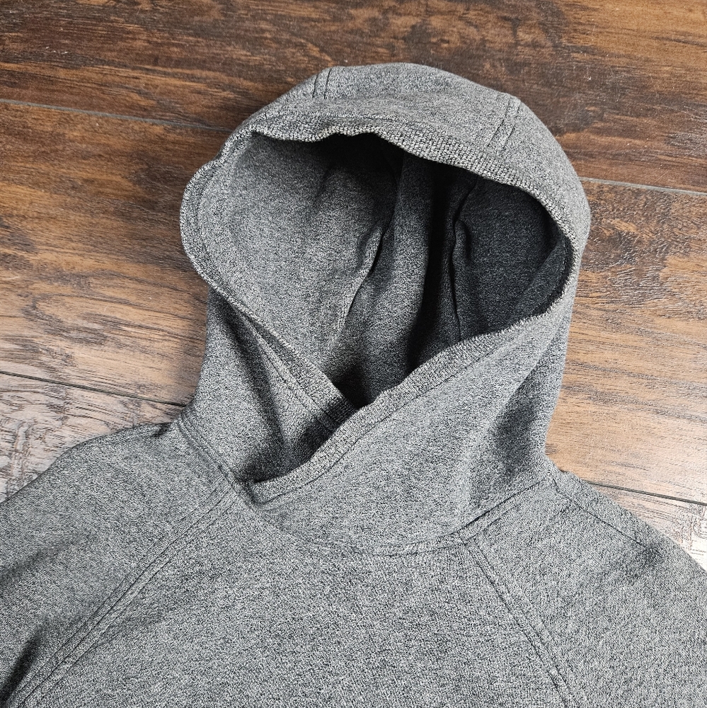 Lululemon Athletica At Ease Pullover Hoodie Heathered Gray Size 4 - Picture 6 of 11